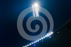 Spotlights in a Stadium photo