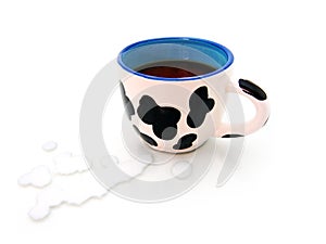 Spotty CUP with black coffee