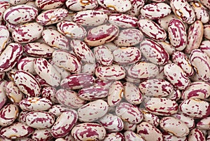 Spotty white-red haricot beans