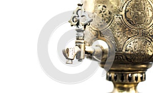 The spout of the samovar