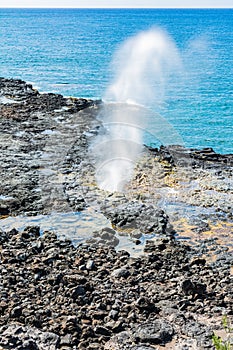 Spouting Horn, Poipu, Kauai, Hawaii