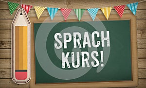 Sprachkurs, language course in German language