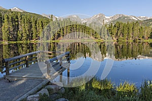 Sprague Lake Fishing Pier