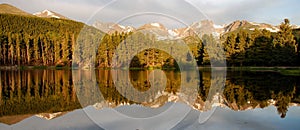 Sprague Lake Reflections - Rocky Mountains