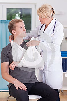 Sprain of glenohumeral joint