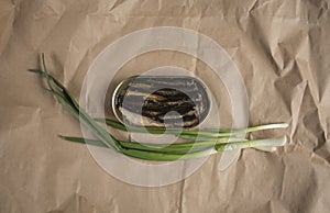 Sprats in an tin pot