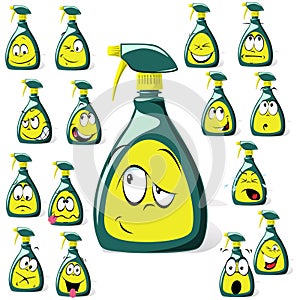 Spray bottle cartoon