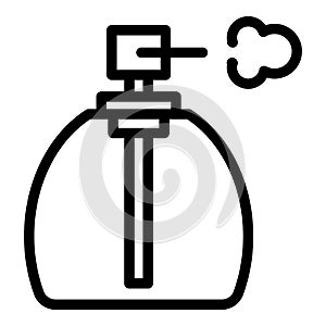 Spray bottle container icon, outline style