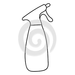 Spray bottle for disinfecting or spraying plants