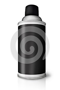 Spray bottle isolated on white background.