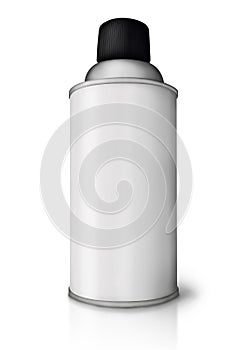 Spray bottle isolated on white background