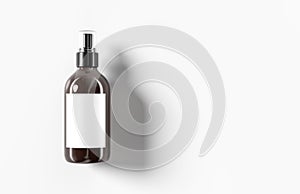 Spray bottle mock up isolated on white background. 3D illustration