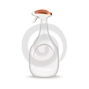 Spray bottle realistic vector illustration