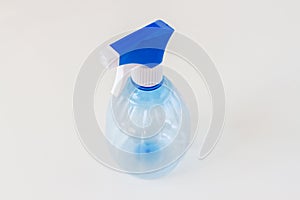 Spray bottle for spraying water on a white background
