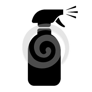 Spray bottle vector icon