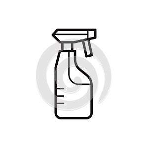 Spray bottle. Vector illustration decorative design