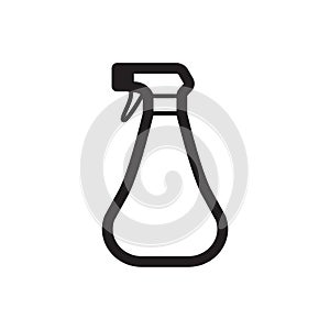 Spray bottle. Vector illustration decorative design