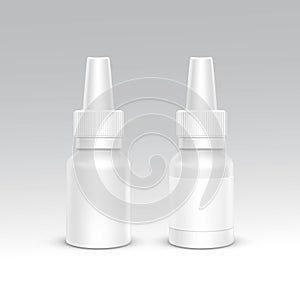 Spray Bottle White Plastic Packaging Container Set