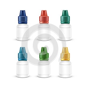 Spray Bottle White Plastic Packaging Container Set