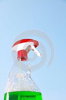 Spray bottle for windows cleaning