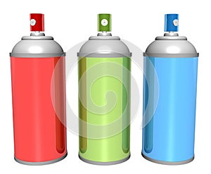 Spray cans