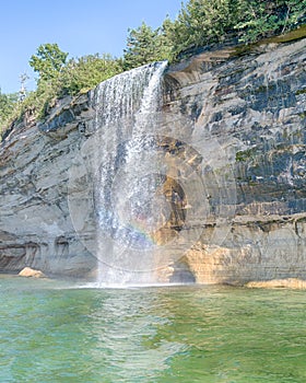 Spray Falls Rainbow, Pictured Rocks National Lakeshore, MI