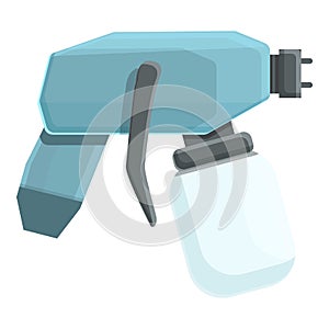 Spray gun icon cartoon vector. Air sprayer