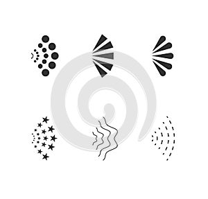 Spray icons vector