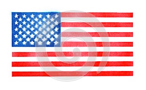 Spray painted American flag background