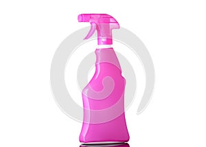 Spray plastic bottle. Various plastic bottle