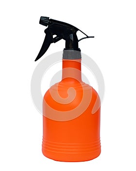 Spray water or chemical spray bottle isolated on white background