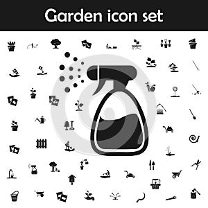 Spray for water icon. Garden icons universal set for web and mobile