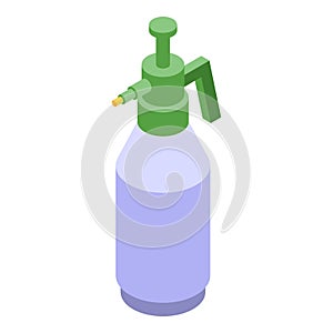 Sprayer bottle icon isometric vector. Farm pest