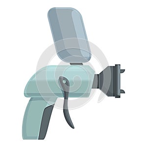 Sprayer equipment icon cartoon vector. Paint gun