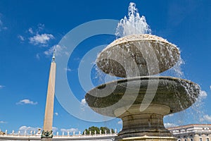 Spraying Fountain at the Vatican