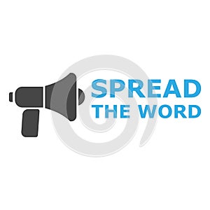 Spread the Word Share Information Bullhorn Megaphone