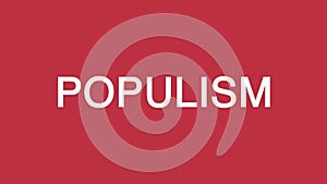 Spreading populist ideologies and biased misinformation around the world 4k animation