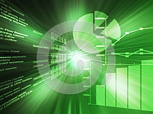 Spreadsheet data green