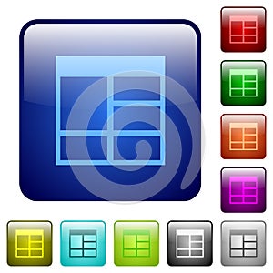 Spreadsheet vertically merge table cells color square button