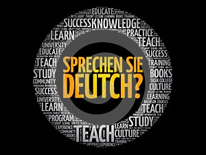 Sprechen Sie Deutch? (Do you speak German