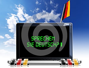 Sprechen Sie Deutsch? - Laptop Computer photo