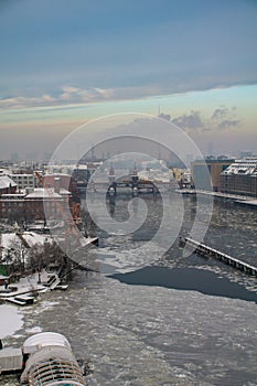 Spree at Berlin in winter time 3