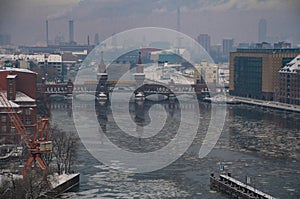 Spree at Berlin in winter time 5