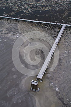 Spree at Berlin in winter time 2