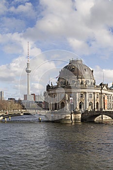 Spree River and Bode Museum in Berlin photo