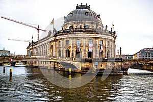 Spree River Museum island and Bode Museum, Berlin, Germany