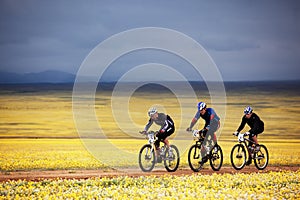 Spring adventure mountain bike competition