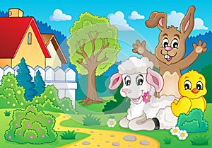 Spring animals theme image 2