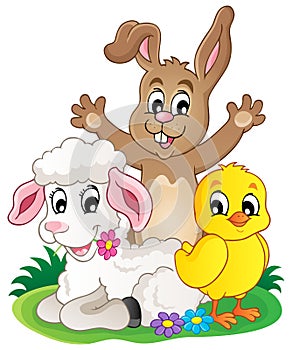 Spring animals theme image 1