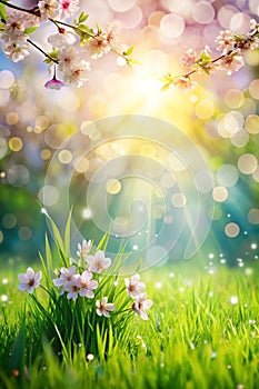 Spring Background With Bokeh